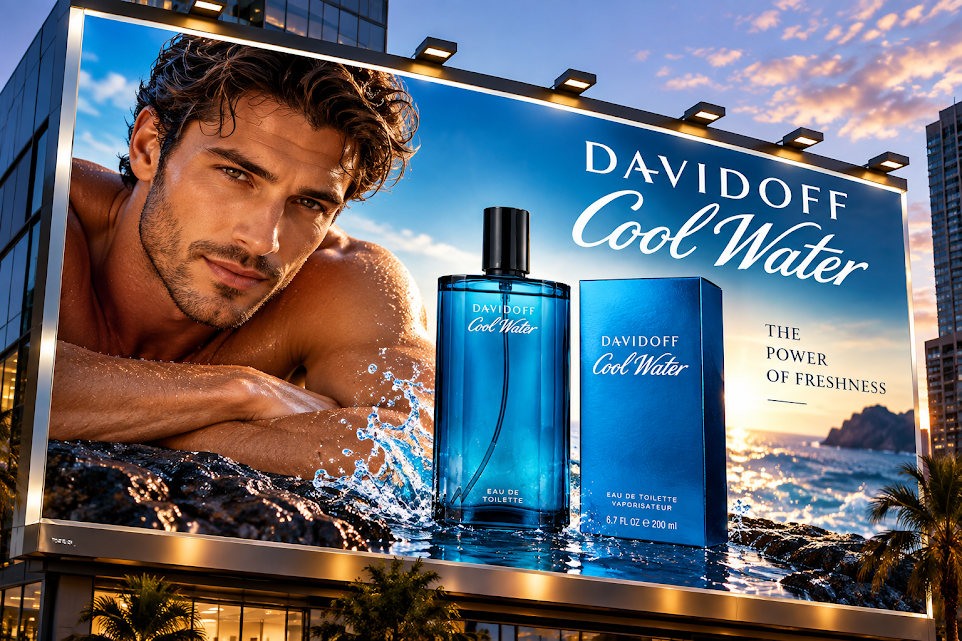 Davidoff Cool Water Eau de Toilette for Men – 4.2 oz / 125 mL