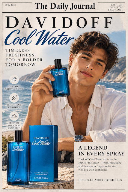 Davidoff Cool Water Eau de Toilette for Men – 4.2 oz / 125 mL